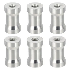 6pcs 1/4" to 3/8" Female to Female Camera Spigot Screws Converter Tripod Adapter