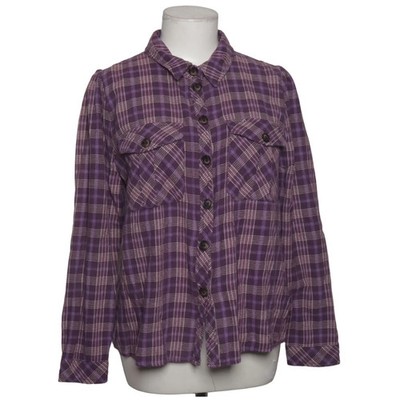 Co'Couture, Flanellhemd, Größe: XL, Tyrian Check Shirt, Lila/Weiß #d1E