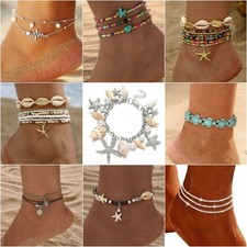 Ankle Bracelet Anklets For Women Chain Silver Foot Beach Jewellery Gold Anklet