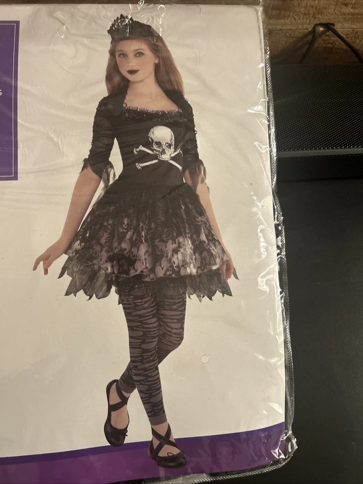 Prima Zomberina костюм для Хэллоуина девочки размер L большой 12-14 лет зомби черный - Изображение 3 из 4