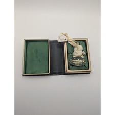 Vtg Snowbabies "Give Someone A Hug" Ornament Department 56 Porcelain Angel 90s