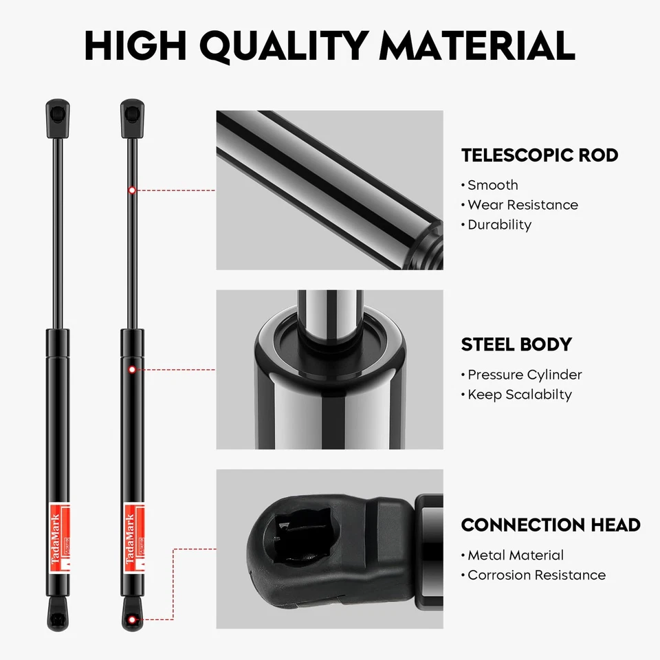 2 PCS Front Hood Lift Supports, Fits 1995-1999 Infiniti I30, Maxima, Struts Foto 4 de 4