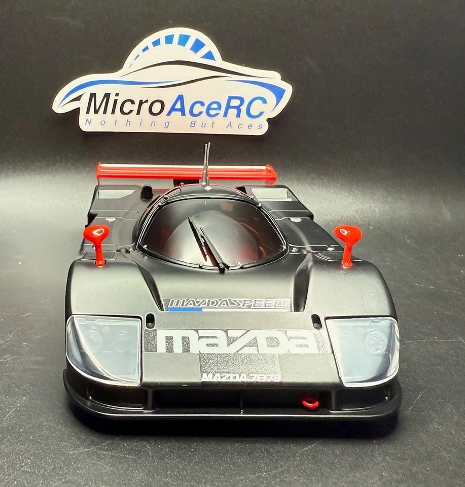 Used Mini-z MR03 ASF Very Rare Red Tiki Tiki Mazda 787B Test Car - Image 3 of 4