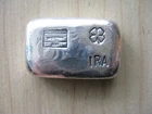 RARE IRA - 50.2 g 999 Poured Silver bar - Irish Republican Army -  F the Crown