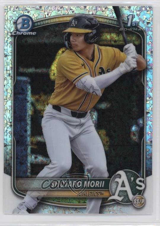 2025 Bowman Chrome Prospects Mini-Diamond Refractor Shotaro Morii #BCP-170 tw0
