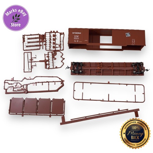 Proto 2000 HO Scale Kit 591534 50' Automobile Box Car with End Doors NOS - Picture 8 of 10