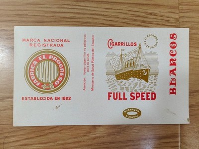 opened empty cigarette soft pack--70 mm-Ecuador-Full speed