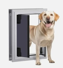 Extra Large Heavy Duty Dog Door, Energy Efficient French with Aluminum Frame