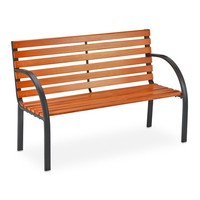Gartenbank Balkonbank Terrassenbank Sitzbank Stabil Rustikal Holzbank 200 Kg