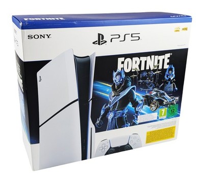 Sony PlayStation 5 Slim DISC Edition 1TB Fortnite Cobalt Star - neuwertig