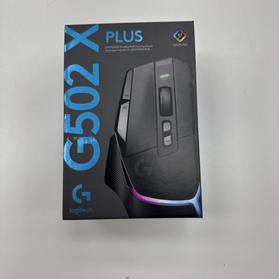 NEW Logitech G502 X PLUS Lightspeed Wireless Gaming Mouse - Black 910-006160
