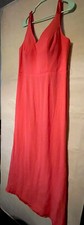 Peach/Apricot Full Length Gown, By White a Vera Wang Brand, Size 14, Great Look
