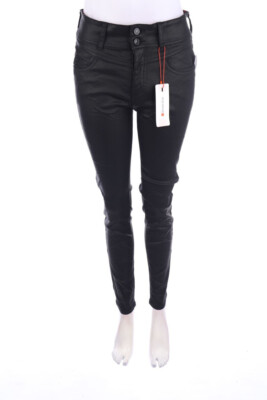Street One Slim Jeans Coated W28 L30 schwarz NEU