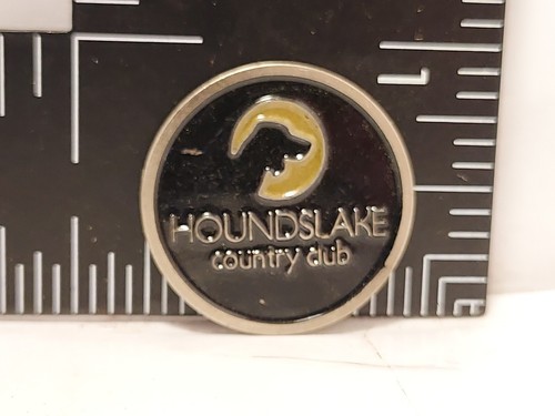 Houndslake Country Club Golf Ball Marker Metal Course Magnetic