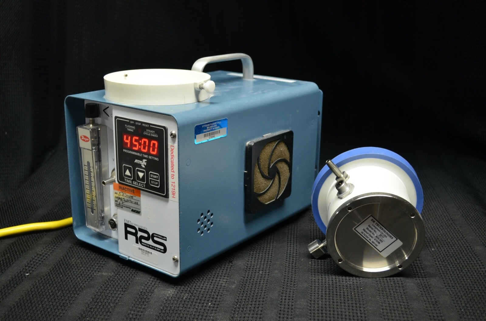 EM Technologies R2S C 002 Microbial Remote Slit Air Sampler em-technologies-r2s-c-002-microbial-remote-slit-air-sampler