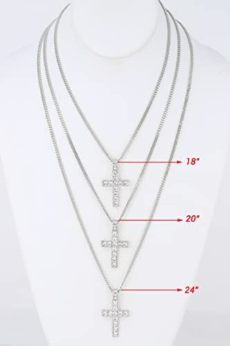 Luxus Herren Tennis Kreuz Halskette mit Diamant Quarz Armbanduhr mit Armband Set - Bild 4 von 121