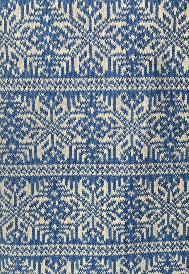 Winter Fun by Melissa Burk for Connecting Threads 4 yds Blue & White Fabric USA - Image 2 of 3