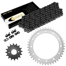 Black Drive Chain And Sprocket Kit for Honda VFR800 VFR800A Interceptor 800 Abs