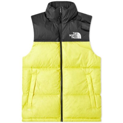 THE NORTH FACE HERREN / 1996 RETRO NUPTSE PUFFER VEST / LEMON / M / UVP 199£