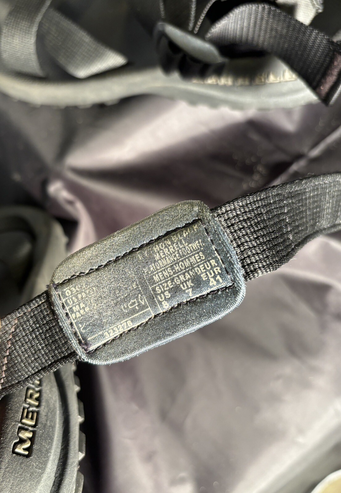 Merrell Python Black Straps Hiking Walking Trail … - image 10