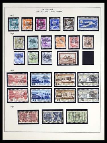 Lot 37814 MNH/MH/used stamp collection service stamps Switzerland 1922-1989. - Picture 5 of 10
