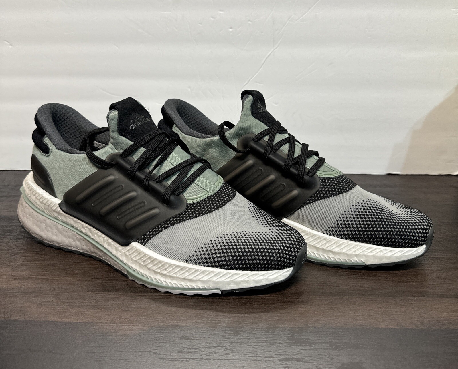 SAOLA Adidas Performance X PlrBoost Scarpe da Uomo Taglia 12 Bianco Verde (ID9435)