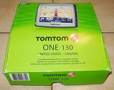 TomTom One 130 Automotive Mountable GPS Device Touchscreen