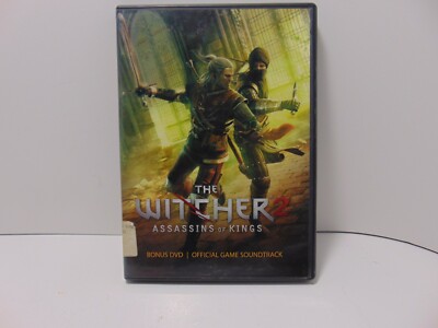 THE WITCHER 2 ASSASSINS OF KINGS OFFICAL GAME SOUNDTRACK CD + BONUS DVD + MAP