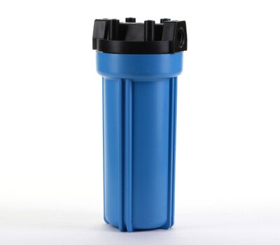 Filter Housing 10'' NSF For RO, Whole House, Hydroponics, Blue/Black 3/4'' Ports