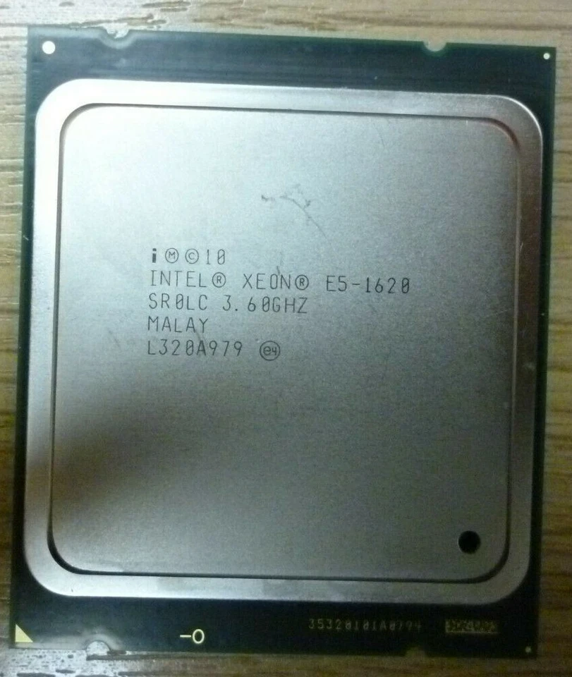 Intel Xeon E5-1620, 3.6 GHz, 4 cores, 8 threads, Socket LGA2011, SL0RC, tested - Image 2 of 4