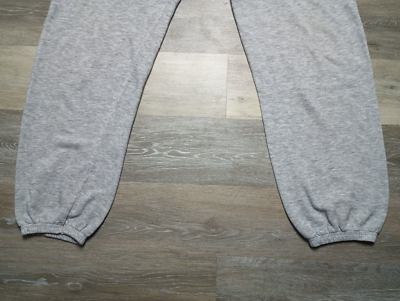 80s 90s Sweatpants vtg Hanes Heather Gray size Large Gusset 80s 90s Sweatpants vtg Hanes Heather Gray size Large Gusset