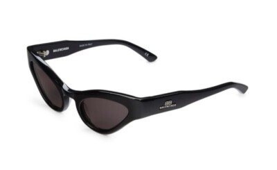 Balenciaga BB0176S Black Cat Eye Sunglasses | eBay display picture 2