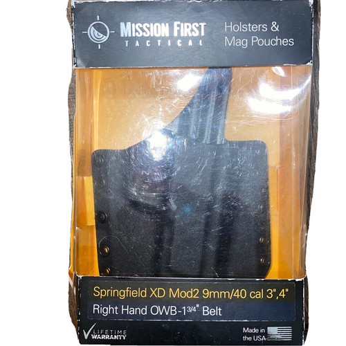 Mission First Tactical MFT Springfield XD Mod2 9mm/40 Cal 3”, 4” Right Hand OWB.