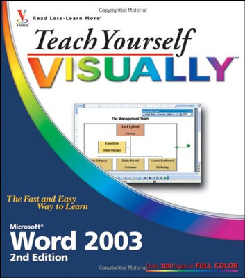 Teach Yourself VISUALLYTM Microsoft? Word 2003 (Teach... - Marmel, Elaine