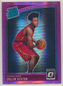COLLIN SEXTON 2018 19 DONRUSS OPTIC RATED ROOKIE RC HYPER PINK PRIZM