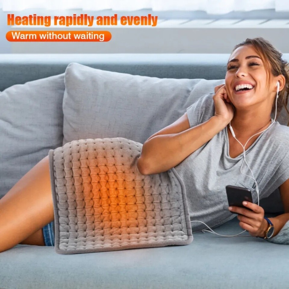 Electric Heating Pad 9 Heat Settings Back Pain Leg Cramps Relief Warmer
