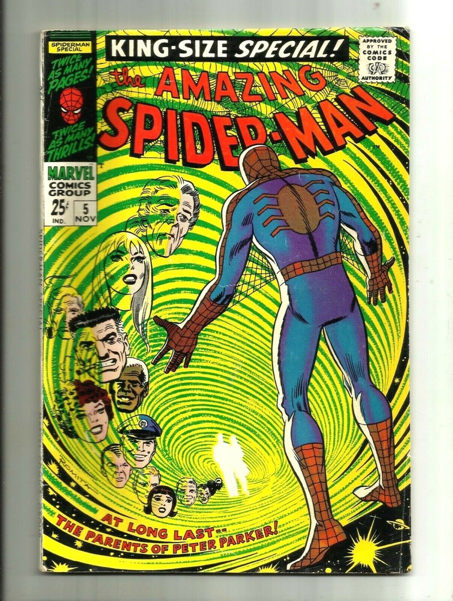 THE AMAZING SPIDER-MAN KING-SIZE SPECIAL #5 (1968, Marvel) Silver