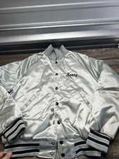 Vintage Aristo Jac Spokane Cowgirl Satin Bomber Jacket Medium Made In USA