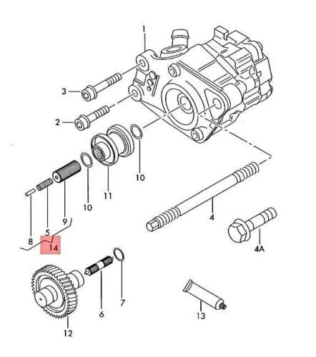 Kit de reparación de eje de transmisión bomba de dirección asistida original Audi Allroad Quattro S4 OEM Foto 2 de 2