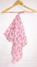 Head  Printed Scarf Cotton Scarf  Neck Scarf Summer Scarf Unisex Bandana Scarf