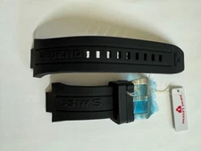 Man's Swiss Legend  Abyssos 2.0 Silicone/Rubber Black watch band strap
