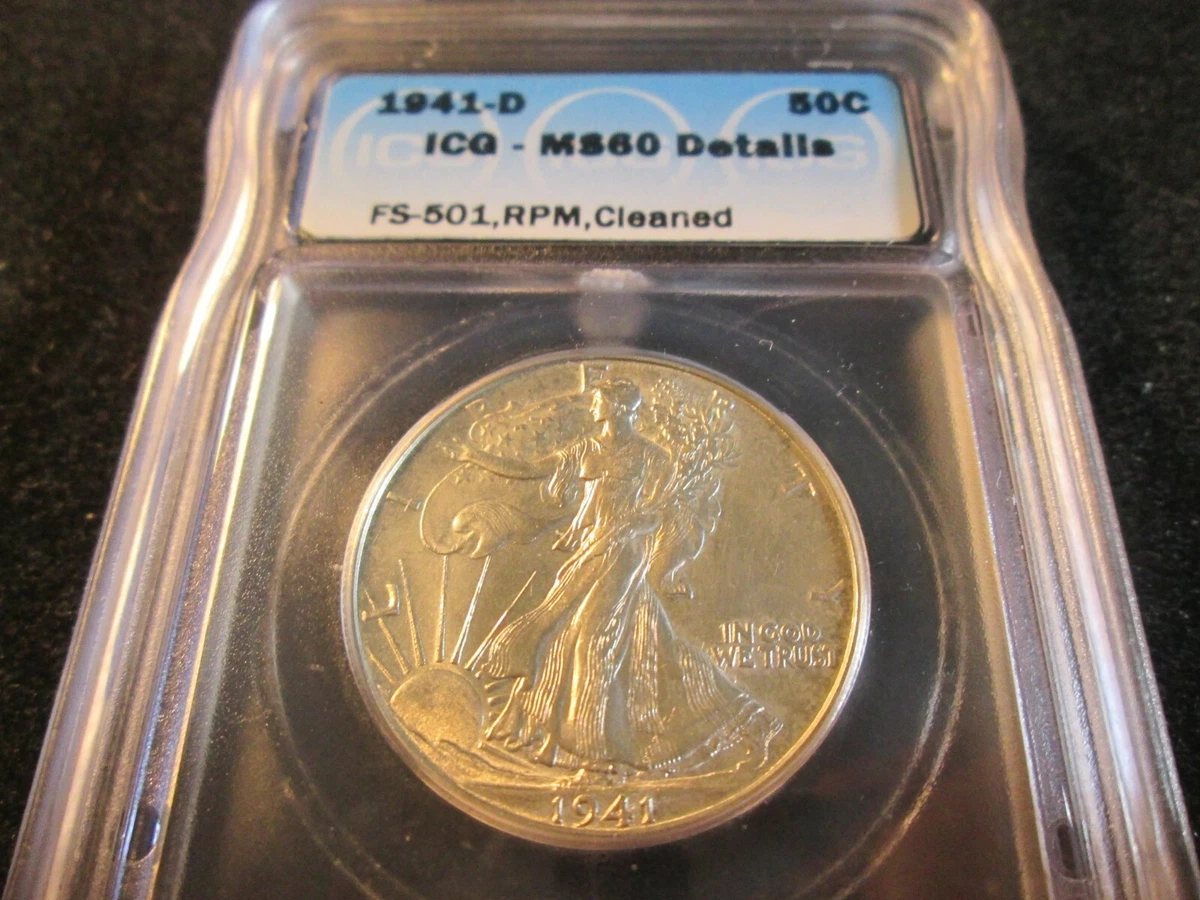 MS 60 Graded Liberty Walking Half Dollars (1916-1947) for sale | eBay