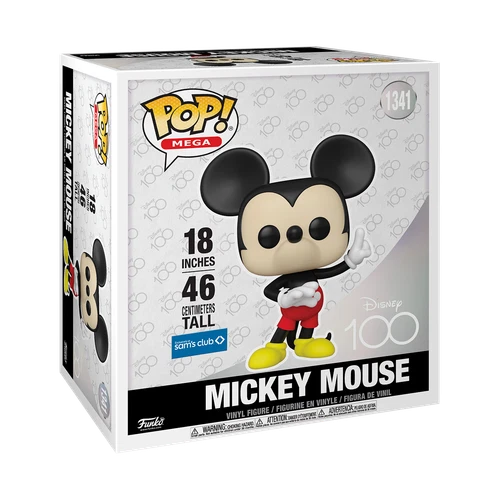 Funko Pop Mickey Mouse Vinyl Mega 18" Disney  Sam's Club Exclusive