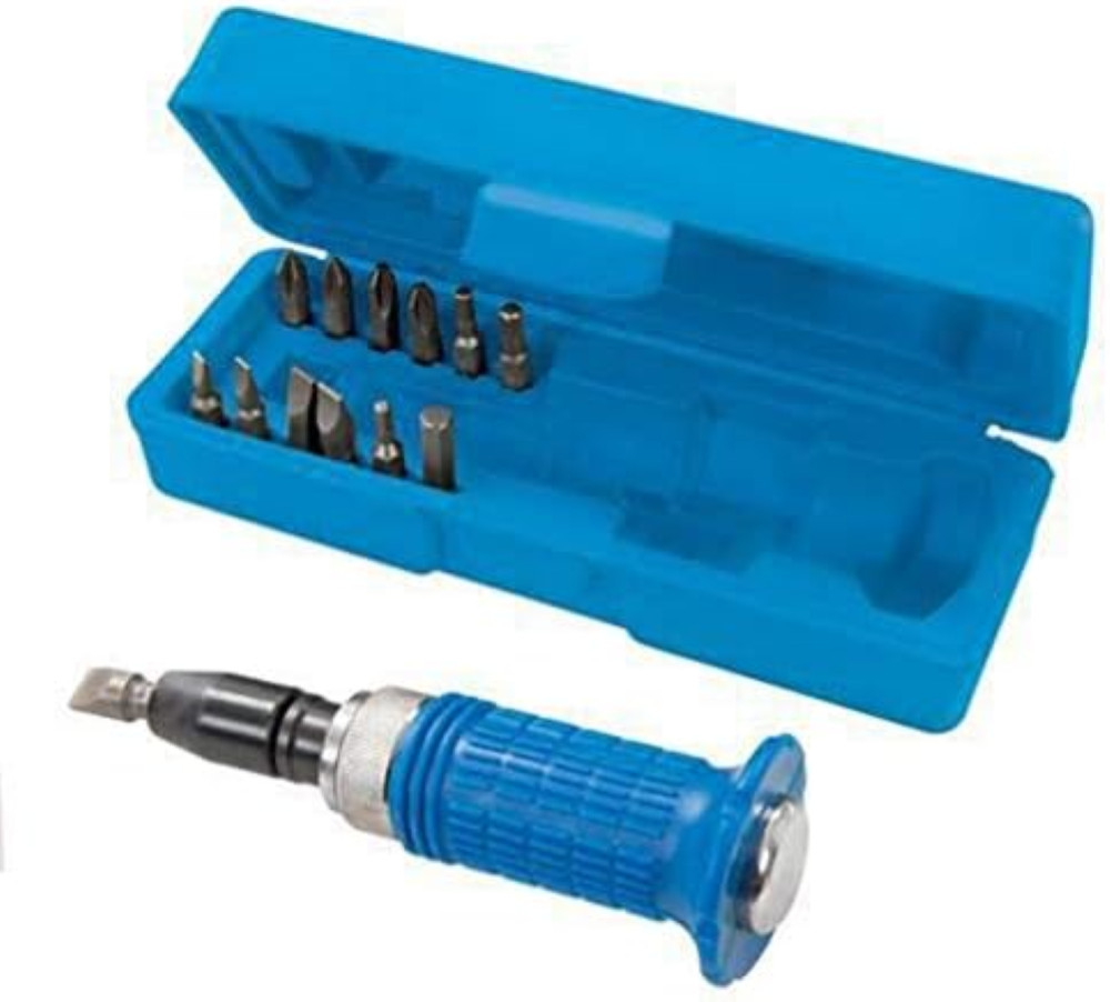 Silverline 375291-14 pezzi impugnatura morbida cacciavite impatto manico, A tagl