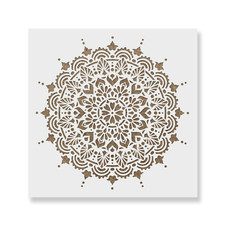 Paradise Mandala Stencil - Durable  Reusable Mylar Stencils