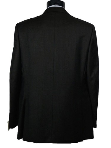 Abito uomo Tess. Vitale Barberis Canonico Tg. 50 Lana Marrone Completo Elegante - Picture 2 of 8