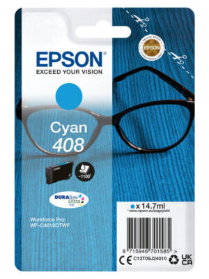 Epson Original Patronen 408 Cyan (C13T09J24010) WorkForce Pro WF-C4810 DTWF