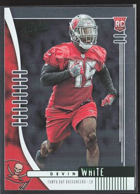 2019 Panini Absolute #190 Devin White Green Tampa Bay Buccaneers