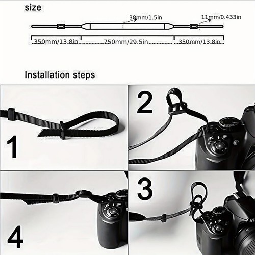 Luxury Green Red Stripe Neck Shoulder Camera Strap For Canon Sony Nikon Leica - Picture 4 of 6