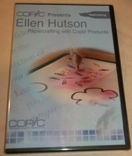 Copic Presnts Ellen Hutson Papercrafting with Copic Products DVD New Unopened